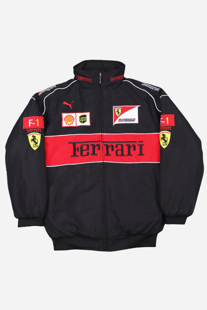 F1 Racing Jacket Retro Style Zip Up | Rivana