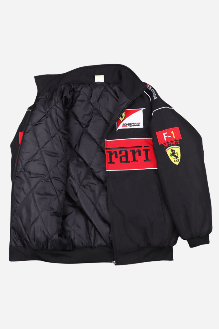F1 Racing Jacket Retro Style Zip Up | Rivana