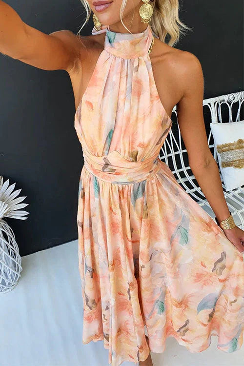 Sablea | Watercolour Wedding Guest Maxi Dress