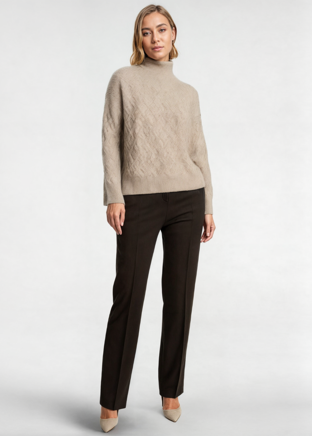 Turtleneck Sweater Regular Fit for Women | Sarina