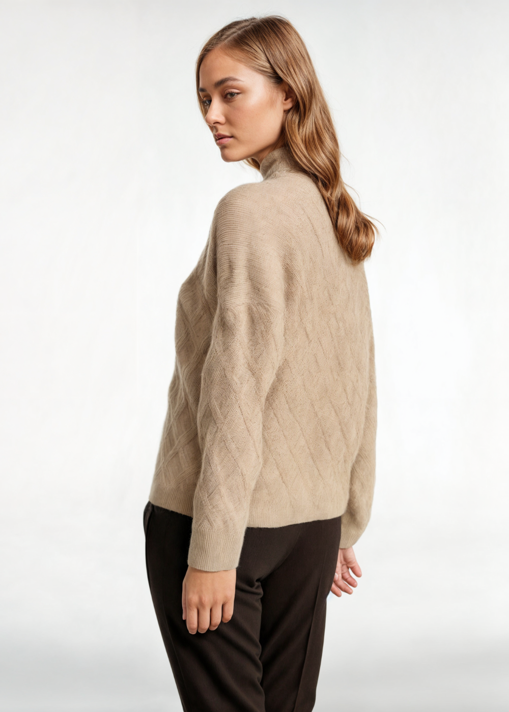 Turtleneck Sweater Regular Fit for Women | Sarina
