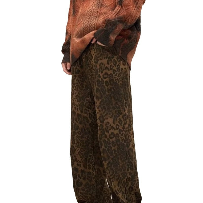 Leopard Print Slim Fit Jeans for Women | Savina