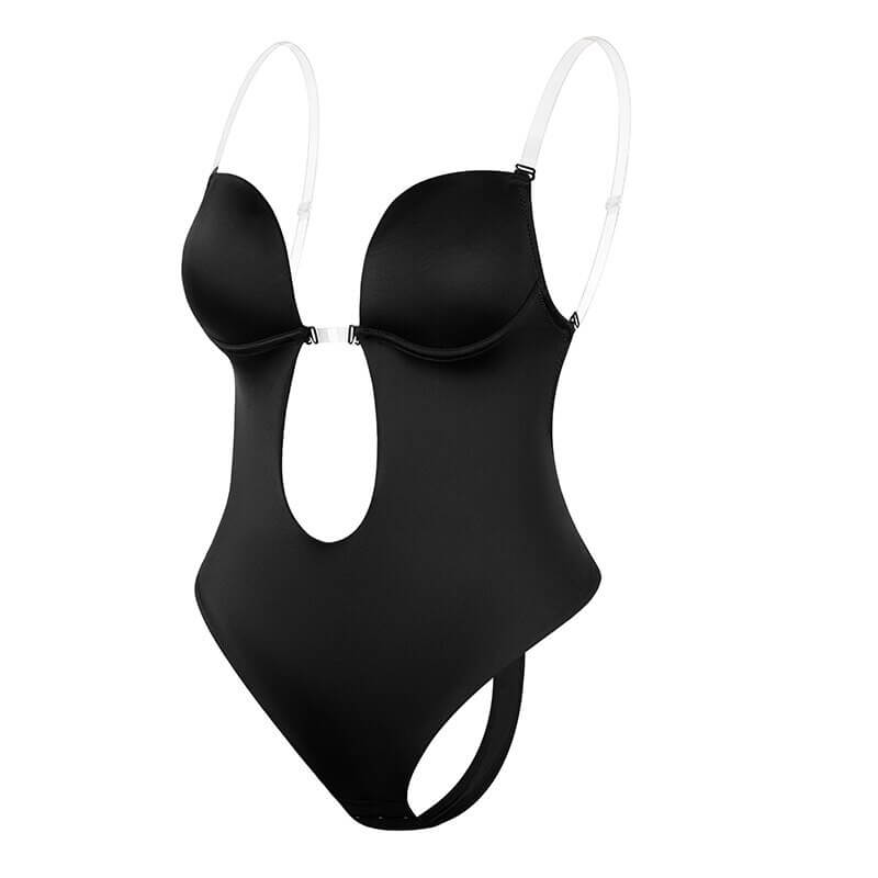 Seamless Push-Up Bodysuit Shapewear for Women | Kizzy Black