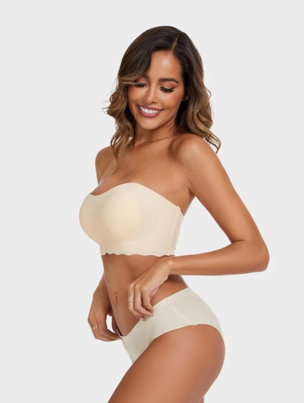 Seamless Strapless Bandeau Bra for Women | Nathalie