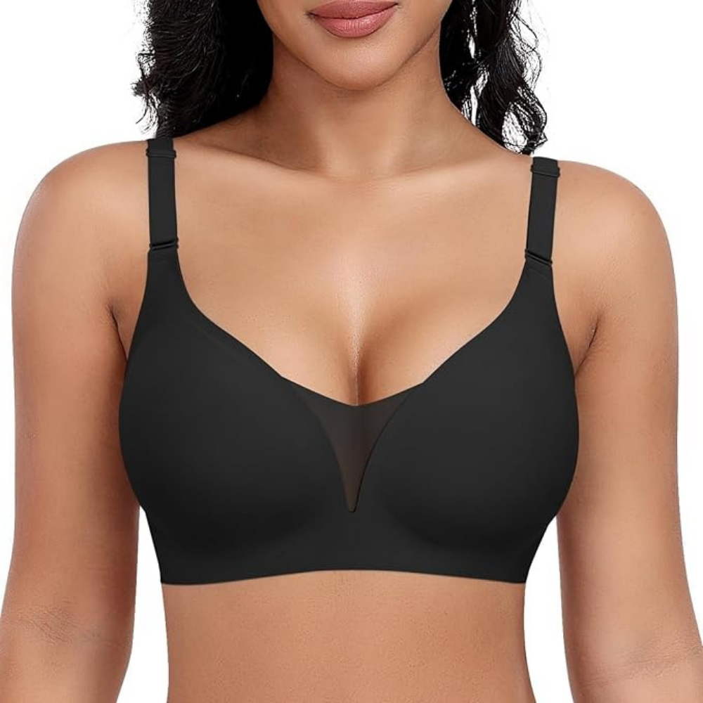 Seamless Wireless Lift Bra with JellyLift Technology for Women | Noelle Black
