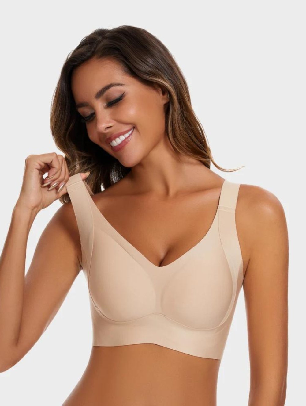 Seamless Wireless Support Bra for Women | Aria