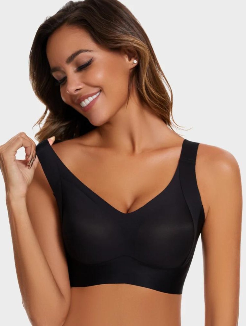 Seamless Wireless Support Bra with Lift for Women | Caitlyn