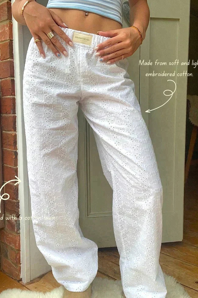 Elastic Waist Lounge Pants for Women | Pauline White