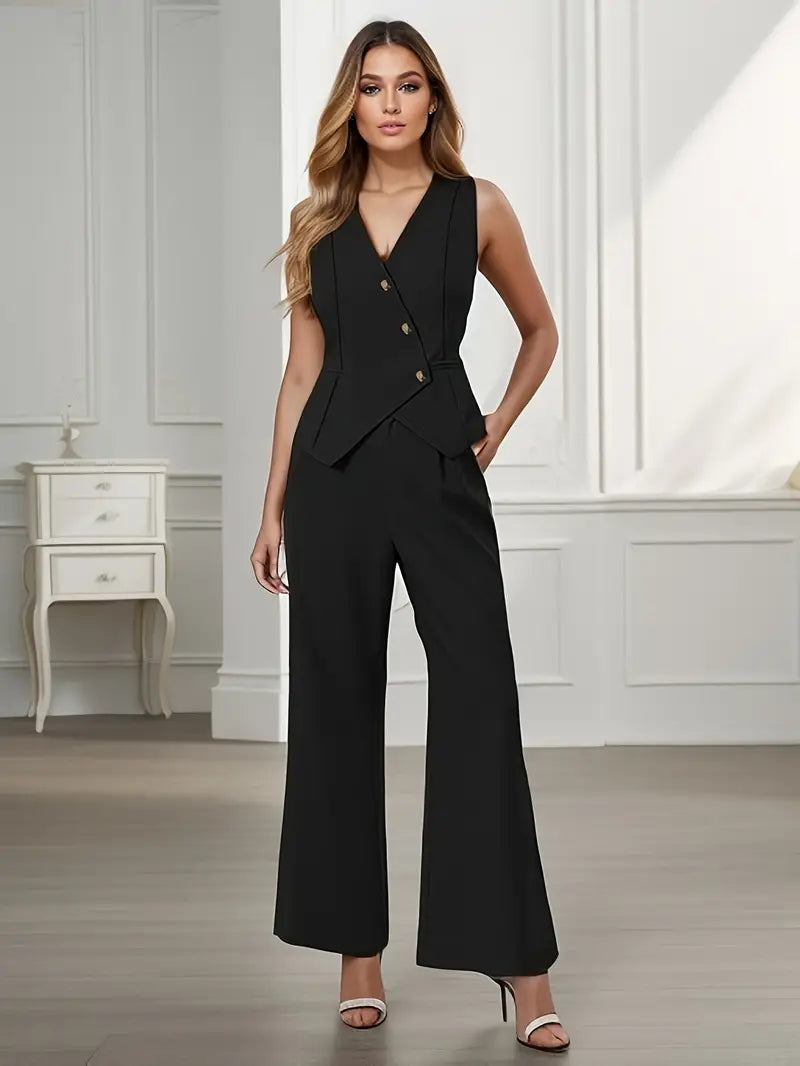Two-Piece Set Elegant Tailored Design for Women | Sienna