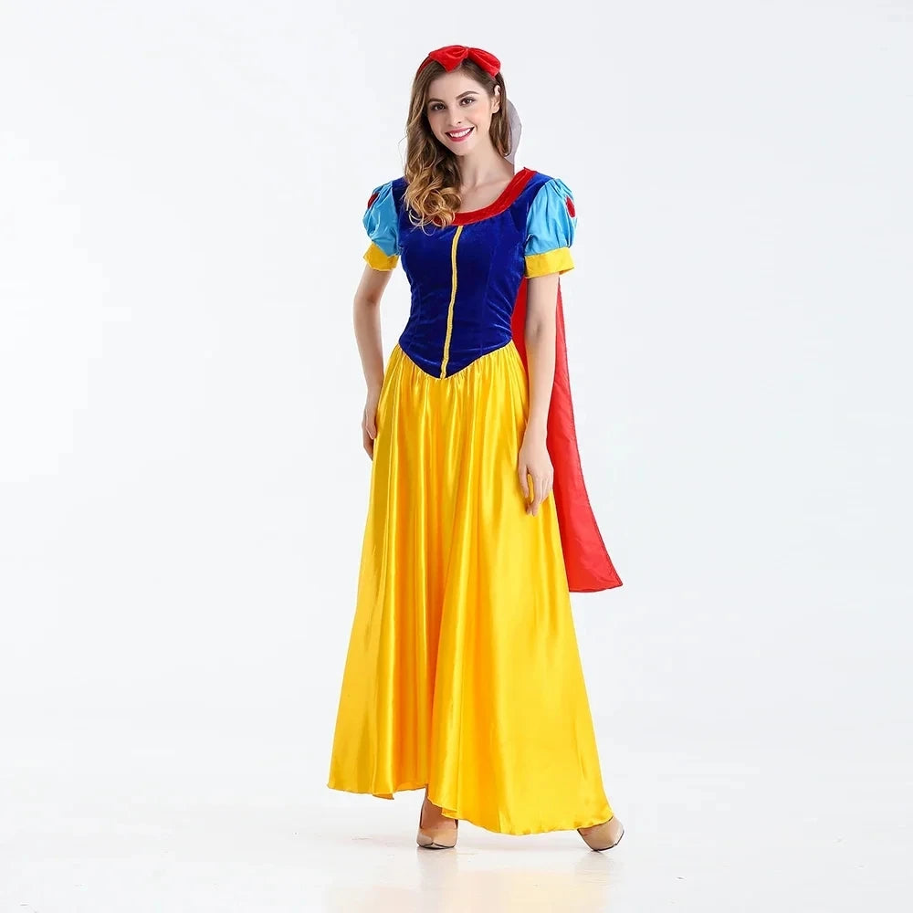 Snow White Inspired Princess Party Costume Dress for Women | Mirabelle