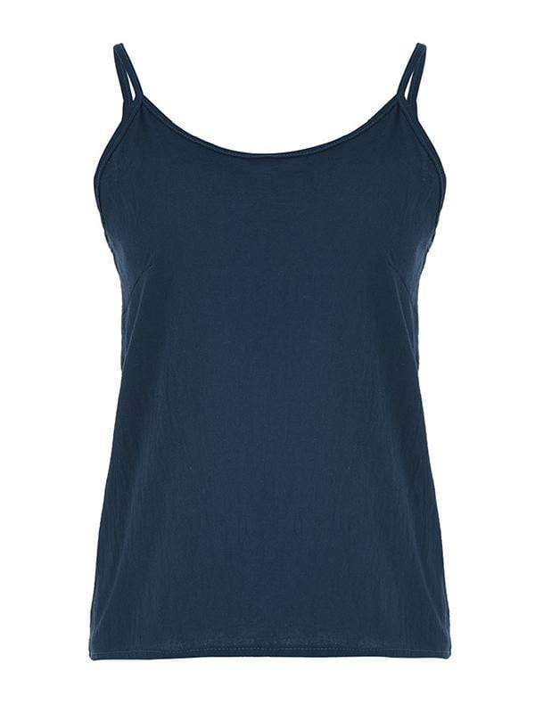 Spaghetti Strap Linen Blend Top for Women | Liora