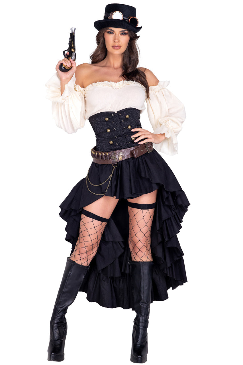 Steampunk Pirate Party Costume Set for Women | Vivian