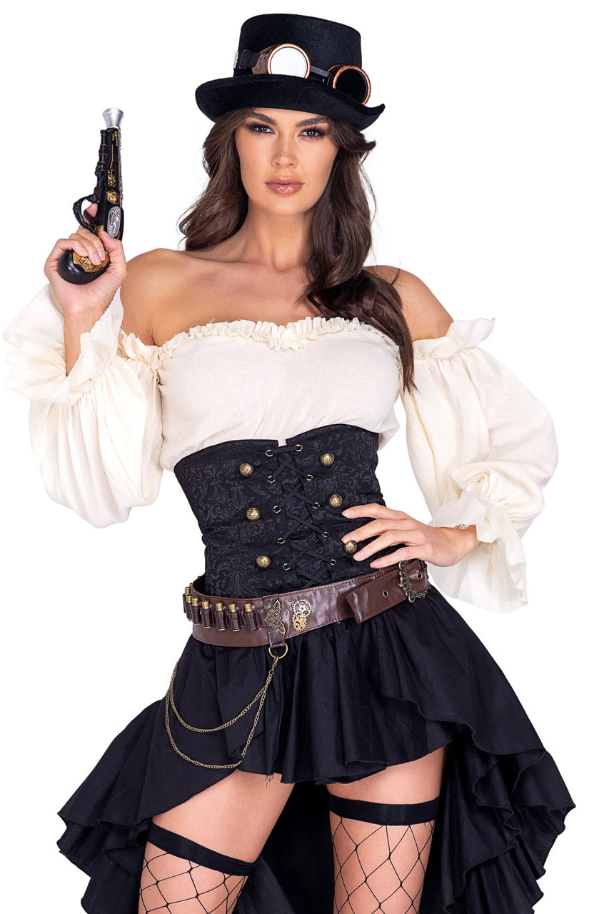 Steampunk Pirate Party Costume Set for Women | Vivian