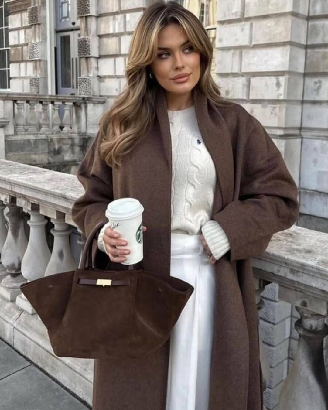 Suede Tote Work Bag For Women | Lirena