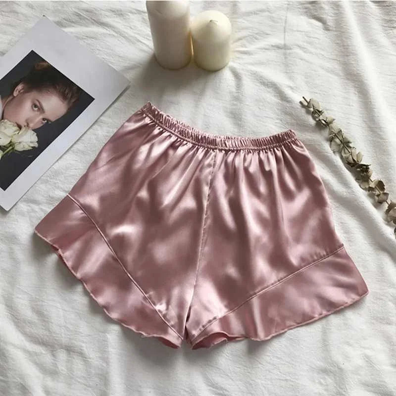 Summer Satin Shorts for Women | Kirsten Pink
