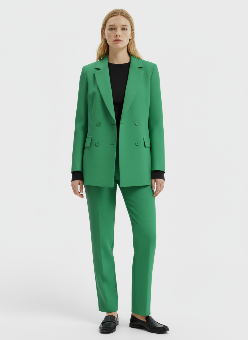Tailored Suit Set Tapered Pants for Women | Laurienne