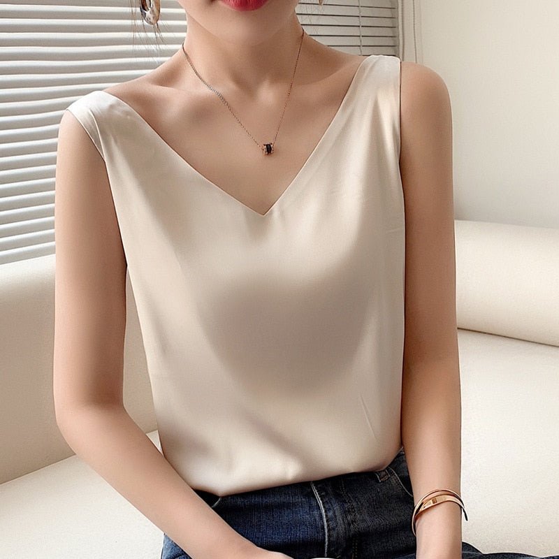 Silk Camisole Top for Women | Velari Sparkling Wine