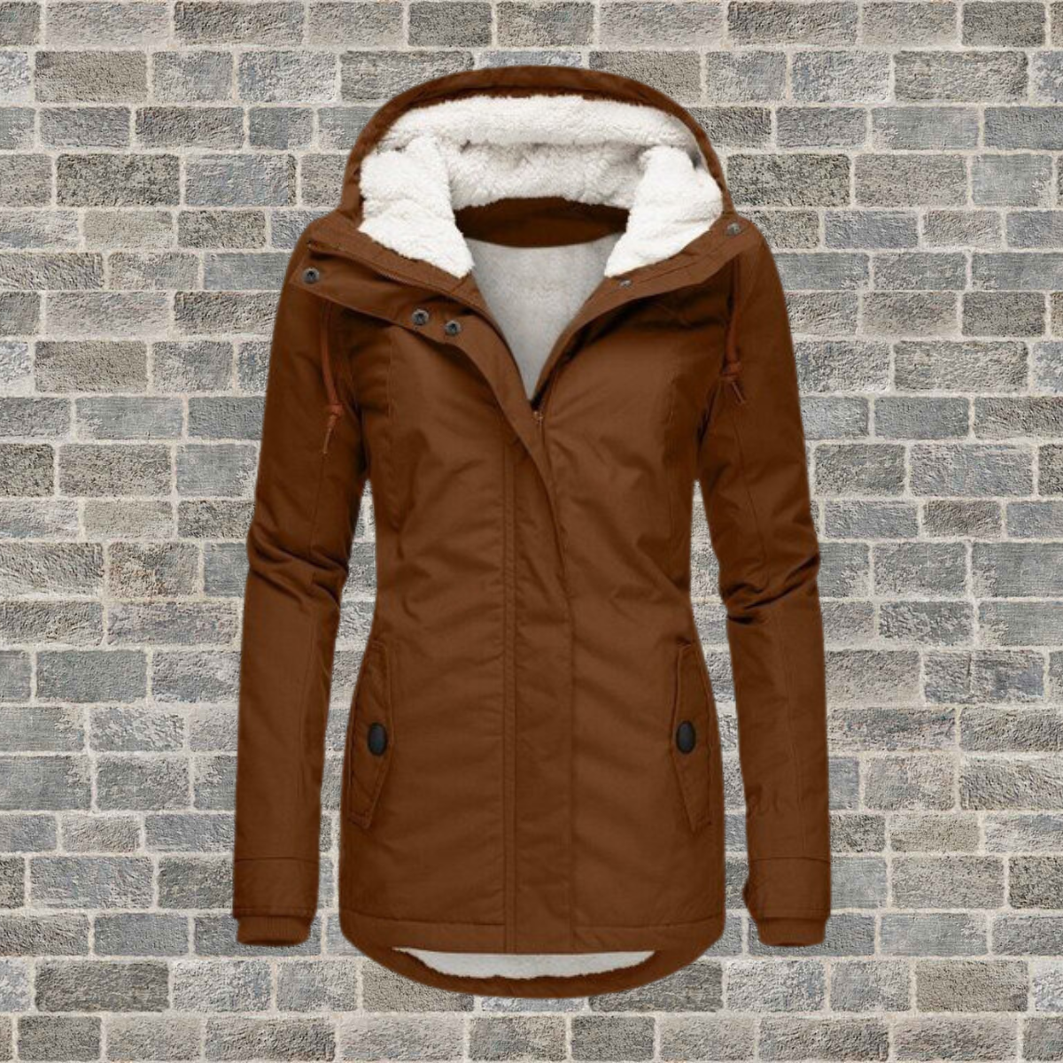 Pleated Cotton Hooded Coat Stylish Design for Women | Taylor Brown