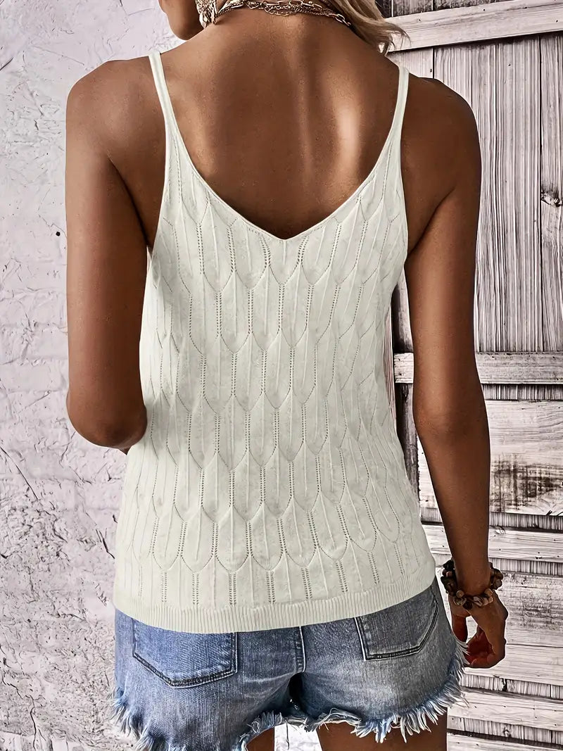 Textured Knit Tank Top For Women | Liora