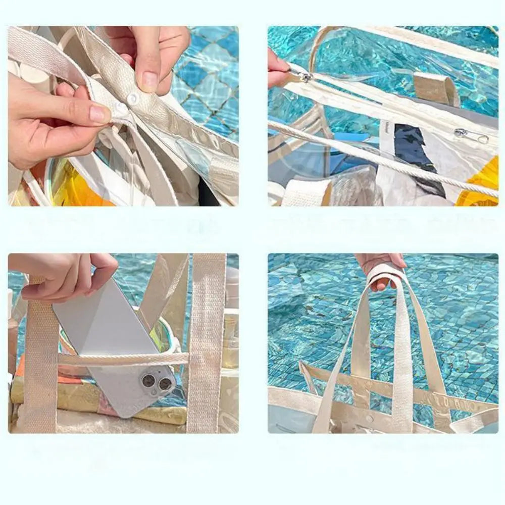 Transparent Summer Beach Bag For Women | Lirina