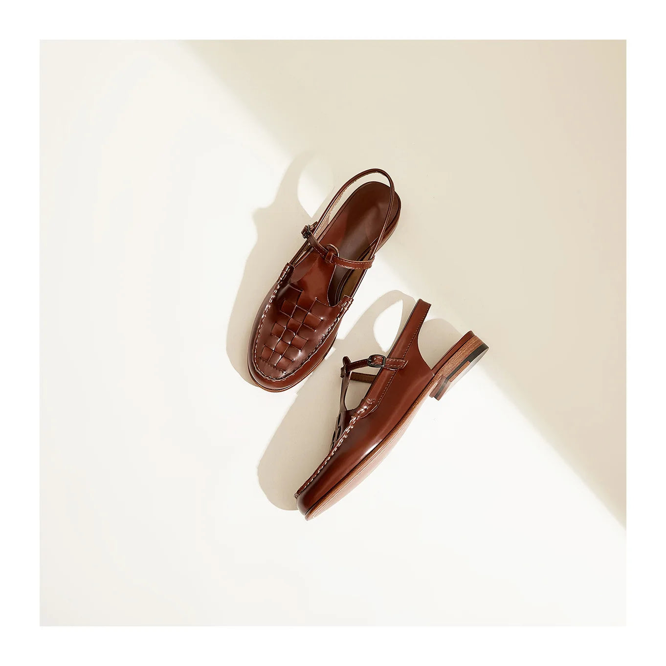 Slingback Leather Sandals Stylish Design for Women | Trelix