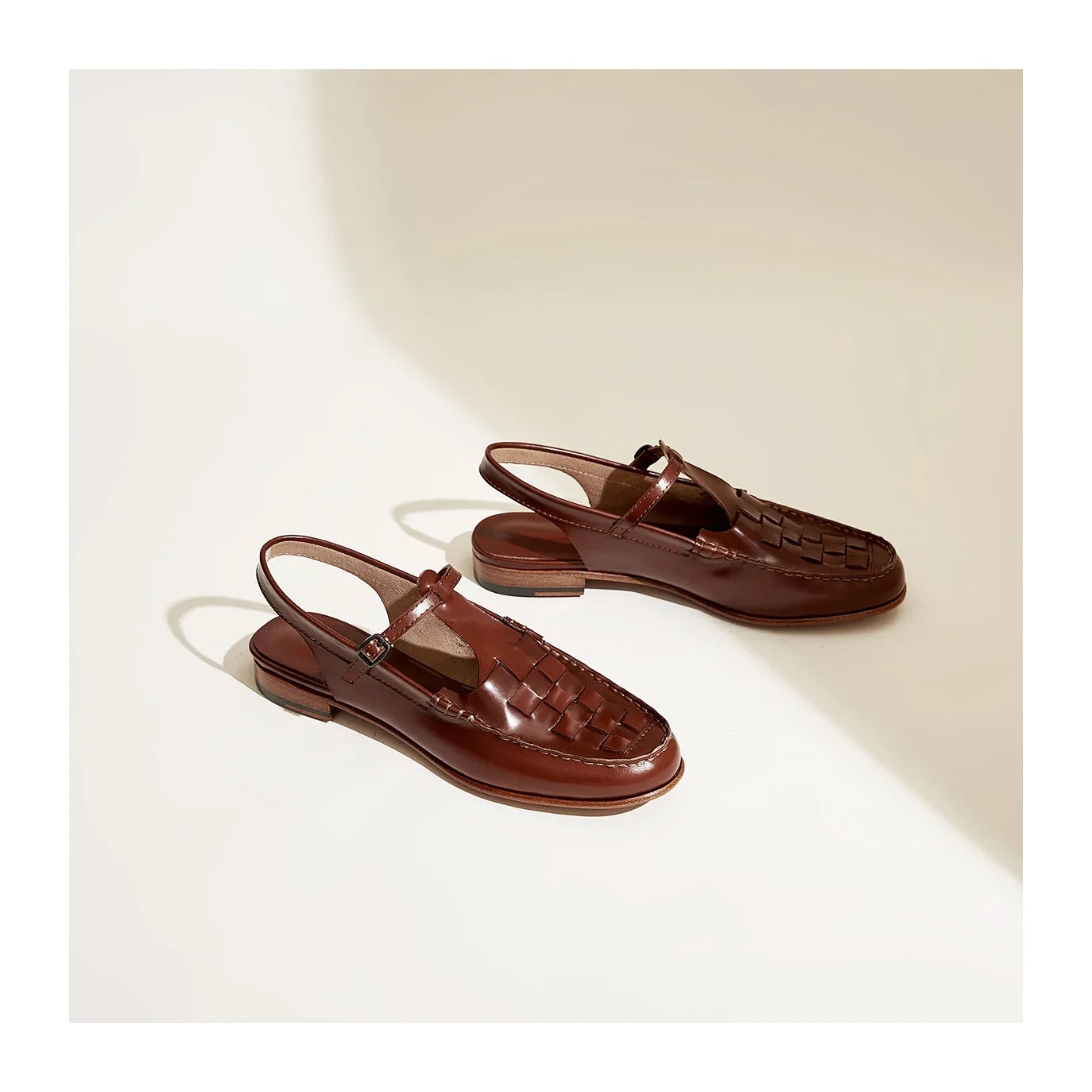 Slingback Leather Sandals Stylish Design for Women | Trelix