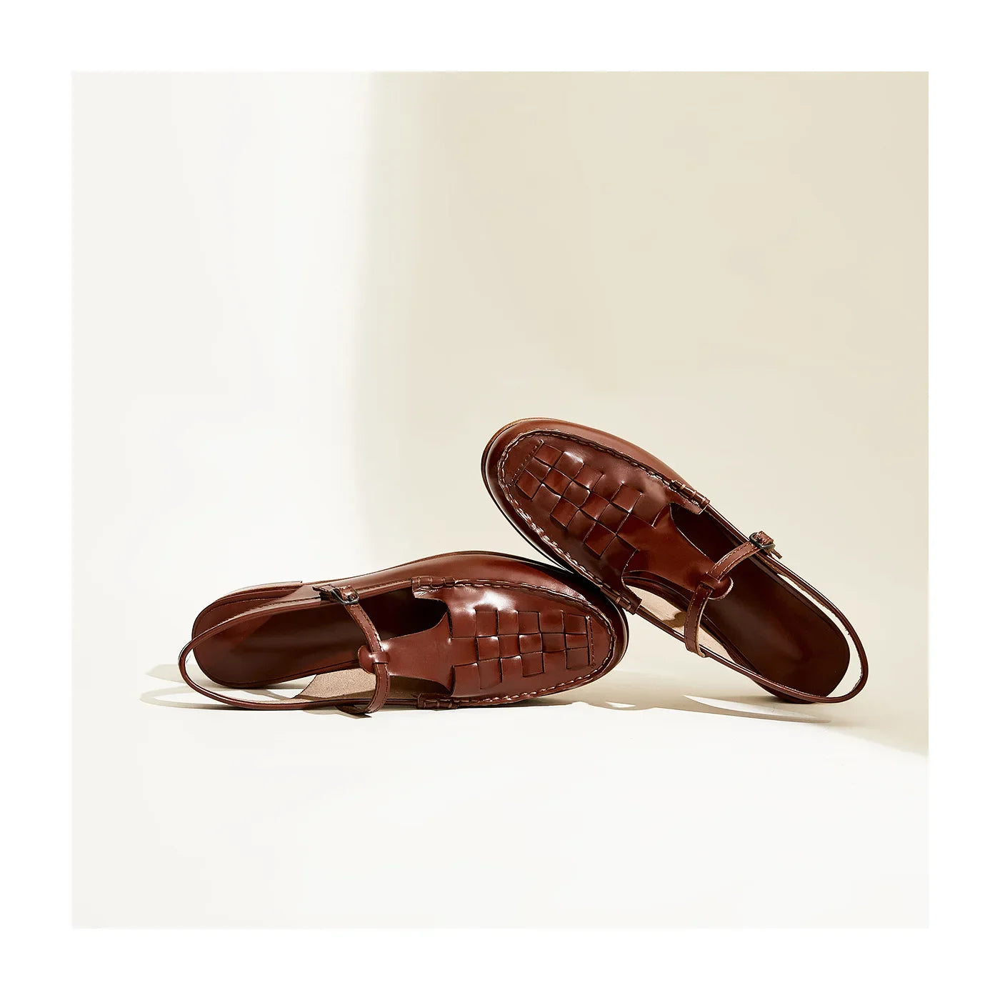 Slingback Leather Sandals Stylish Design for Women | Trelix