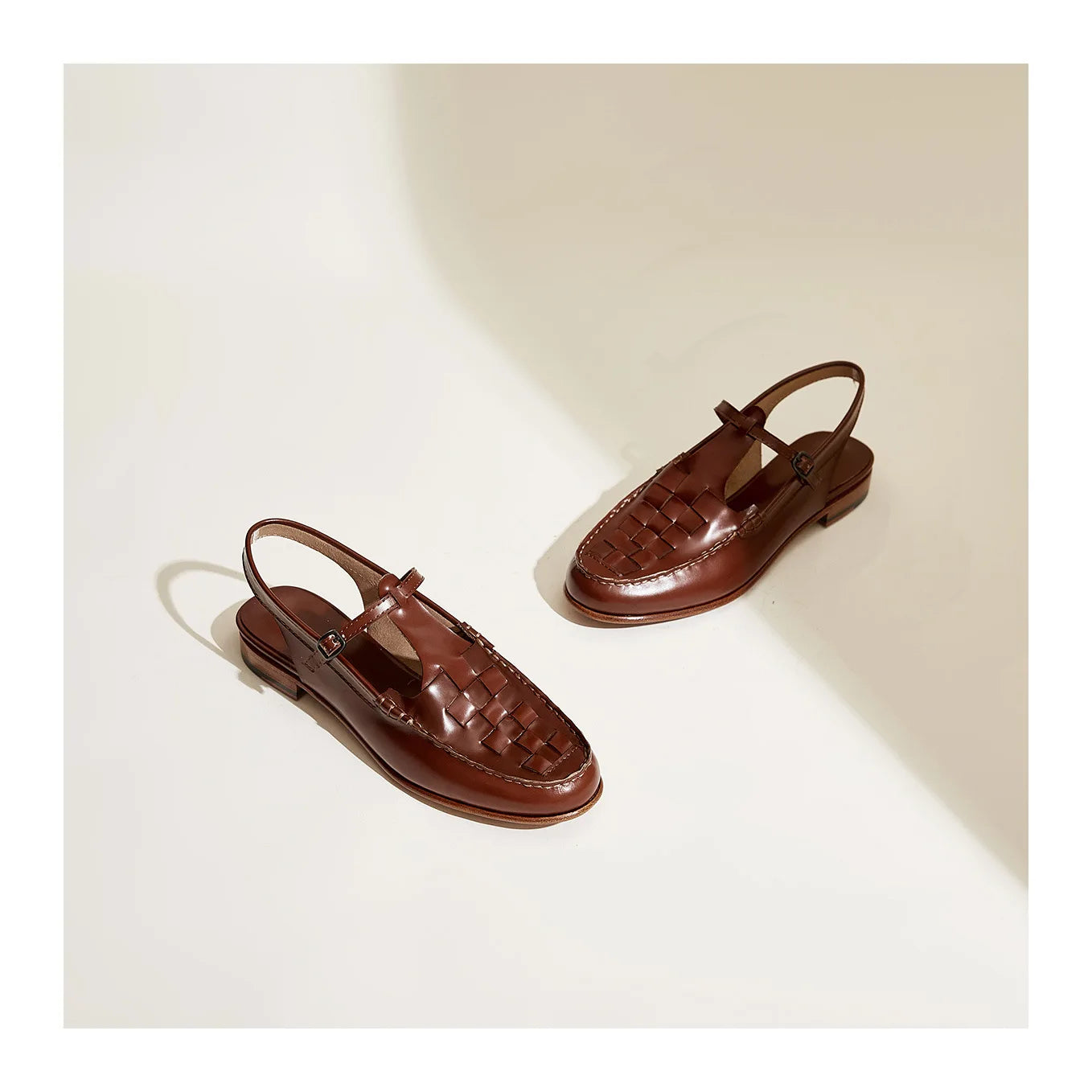 Slingback Leather Sandals Stylish Design for Women | Trelix