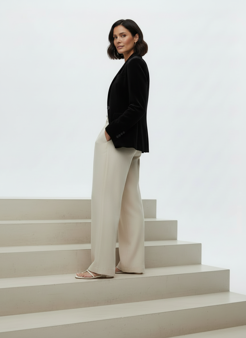 Velvet Blazer Tailored Fit for Women | Vivienne