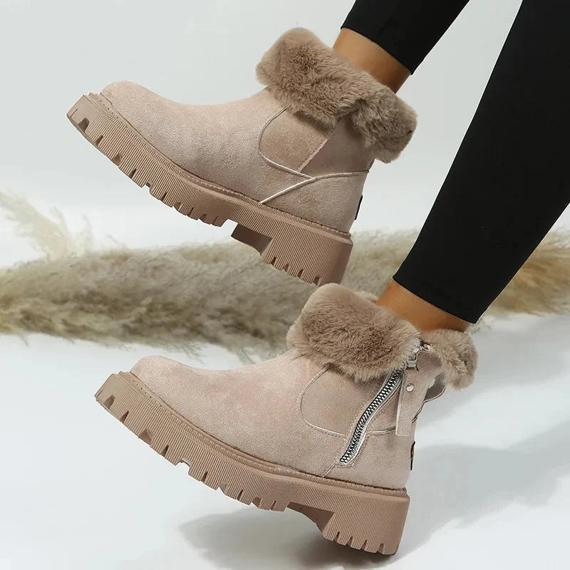 Vinta | Winter Ankle Boots with Fur Lining