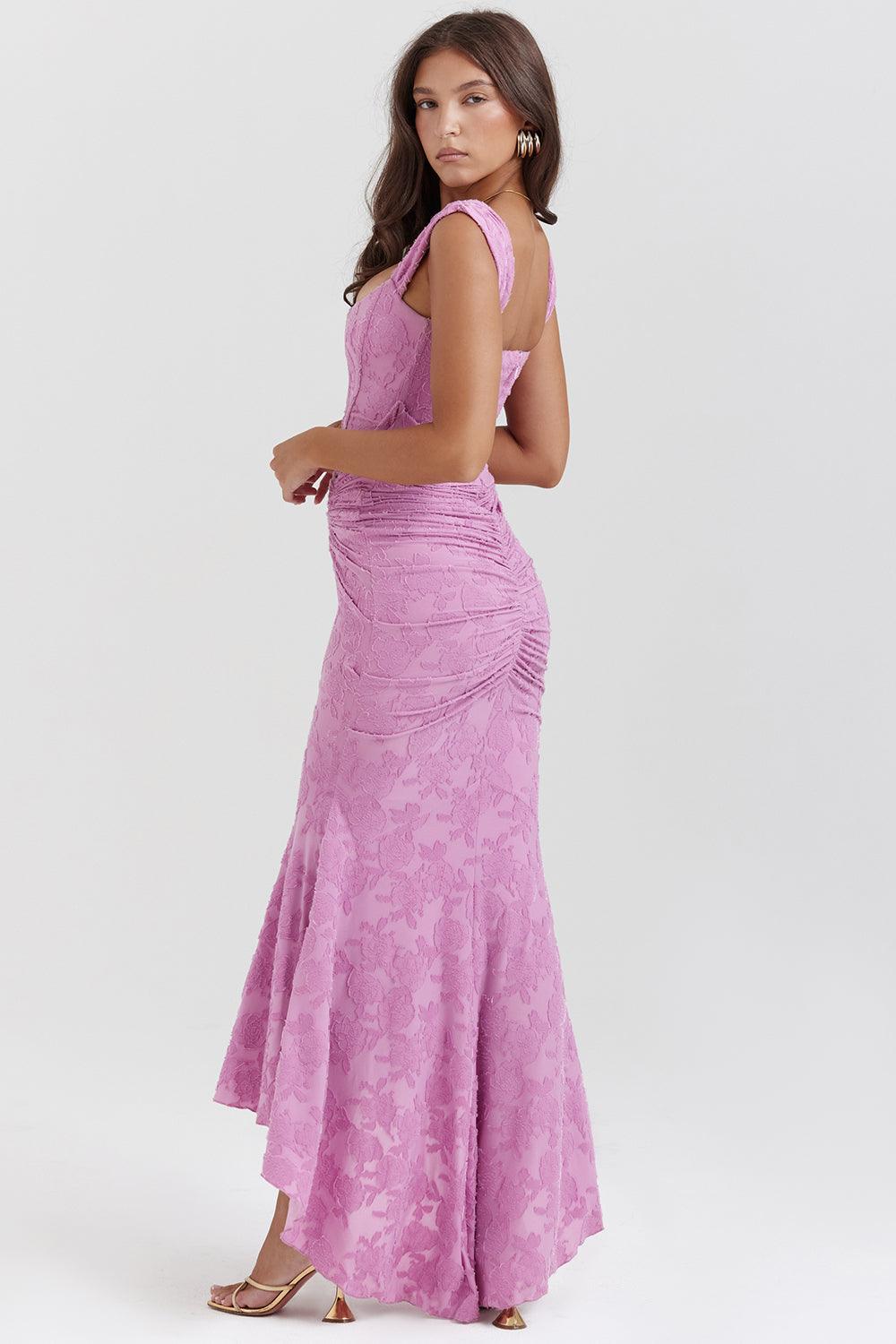 Midi Dress Floral Print for Women | Virela