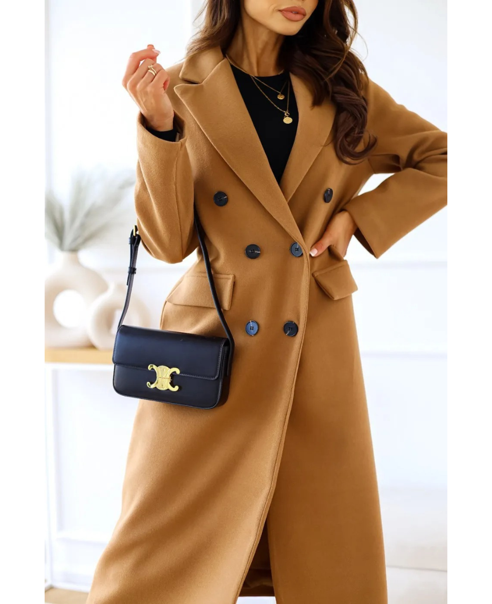 Virell – Long Tailored Trench Coat Women Khaki