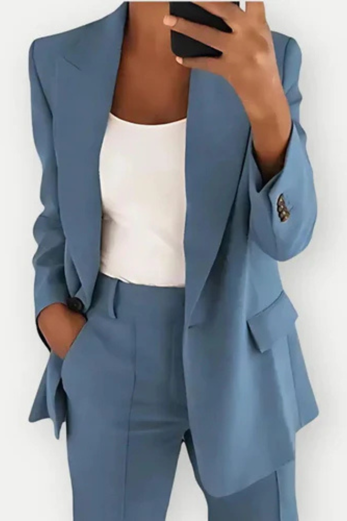 Suit Pant Set Tailored Fit for Women | Virella