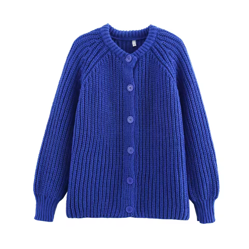 Vivica – Blue Knit Cardigan