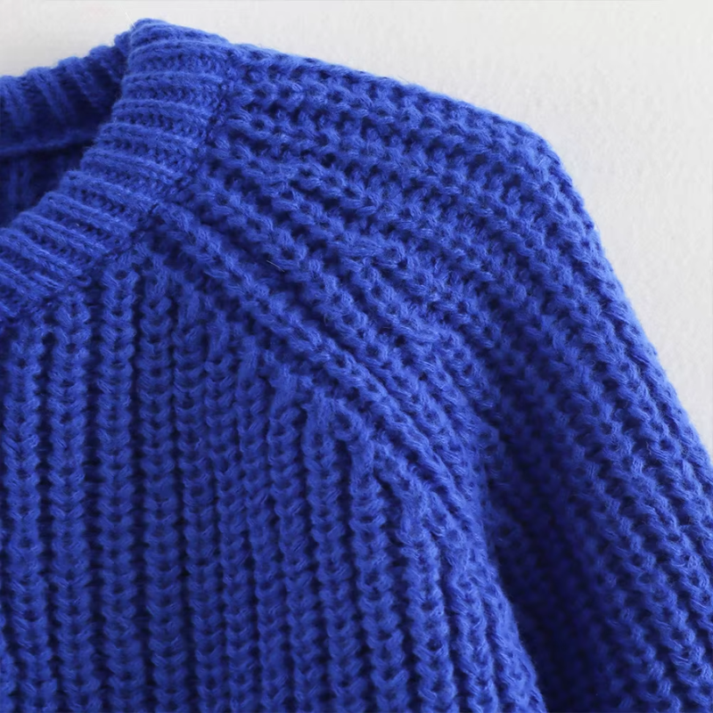 Vivica – Blue Knit Cardigan