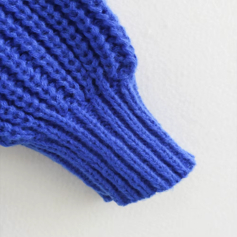 Vivica – Blue Knit Cardigan