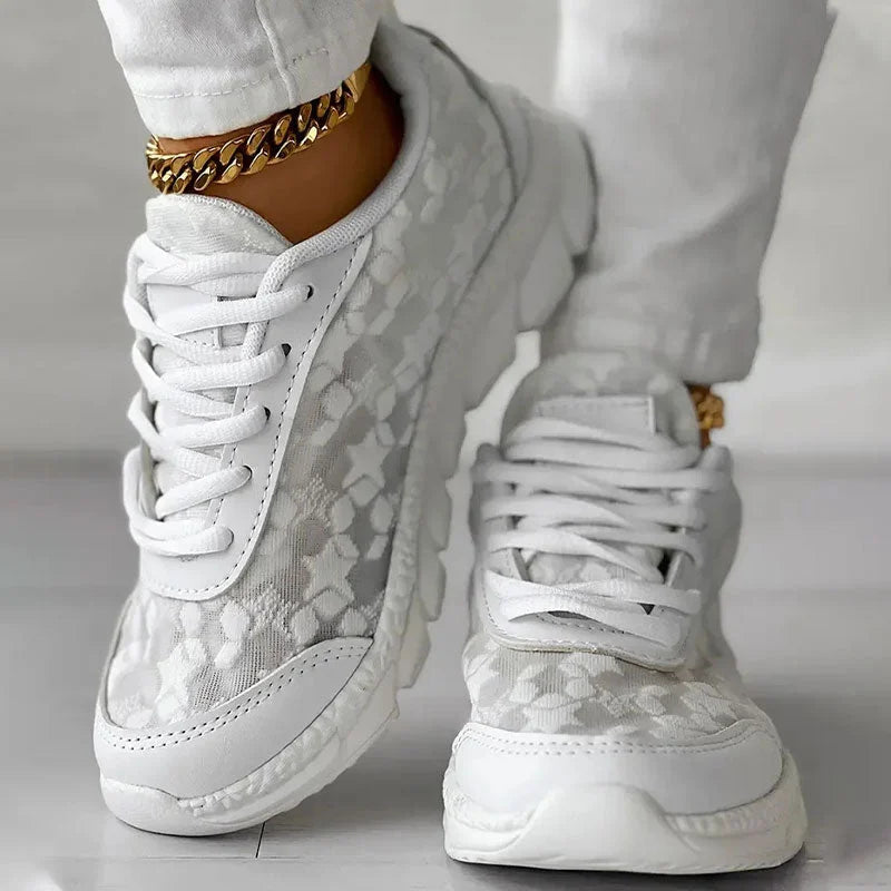 White Slip-On Sneakers for Women | Luna
