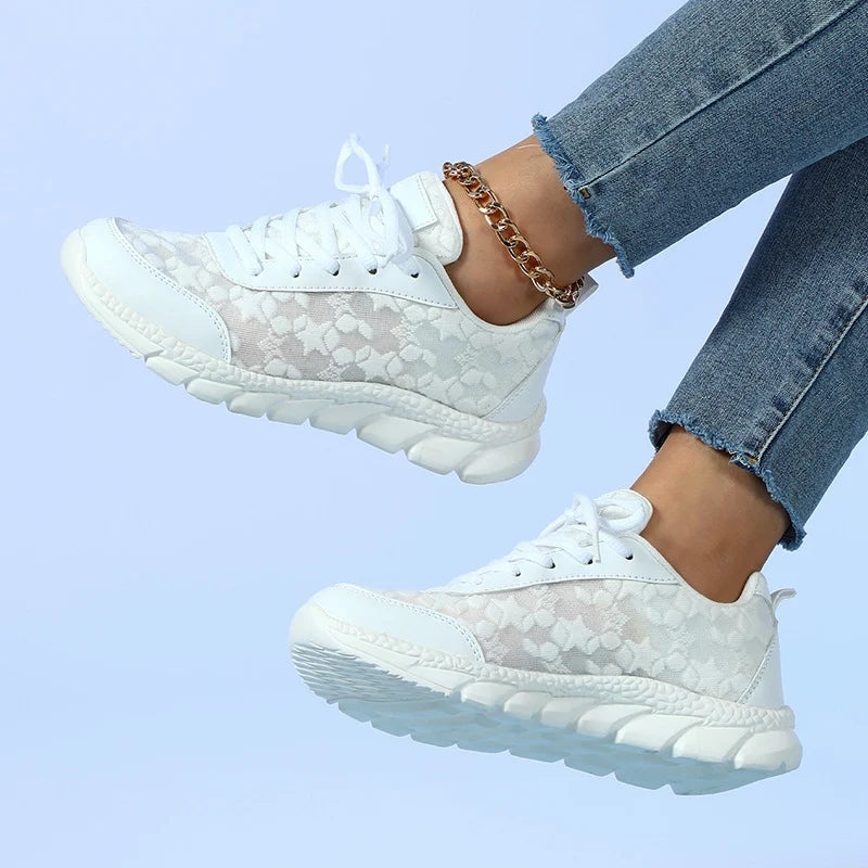 White Slip-On Sneakers for Women | Luna