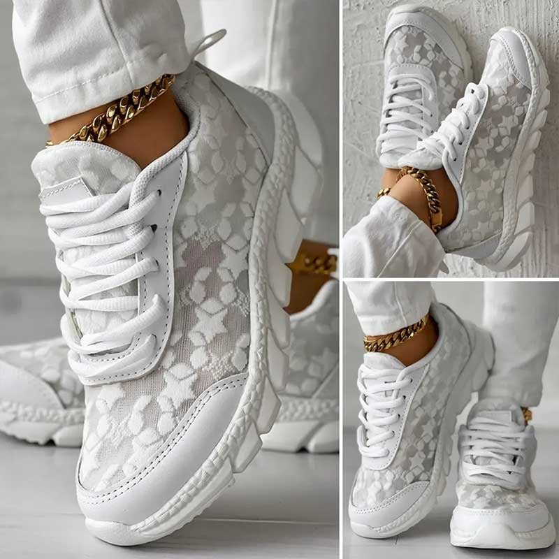 White Slip-On Sneakers for Women | Luna White
