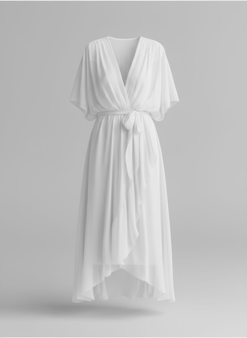 Chiffon Dress for Women | Lucinda White