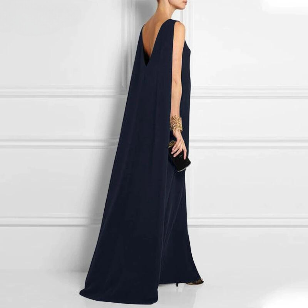 Women Sleeveless A-Line Evening Gown | Hazel