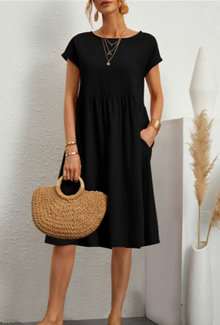 Women Sundress Midi Basic | Judy Black