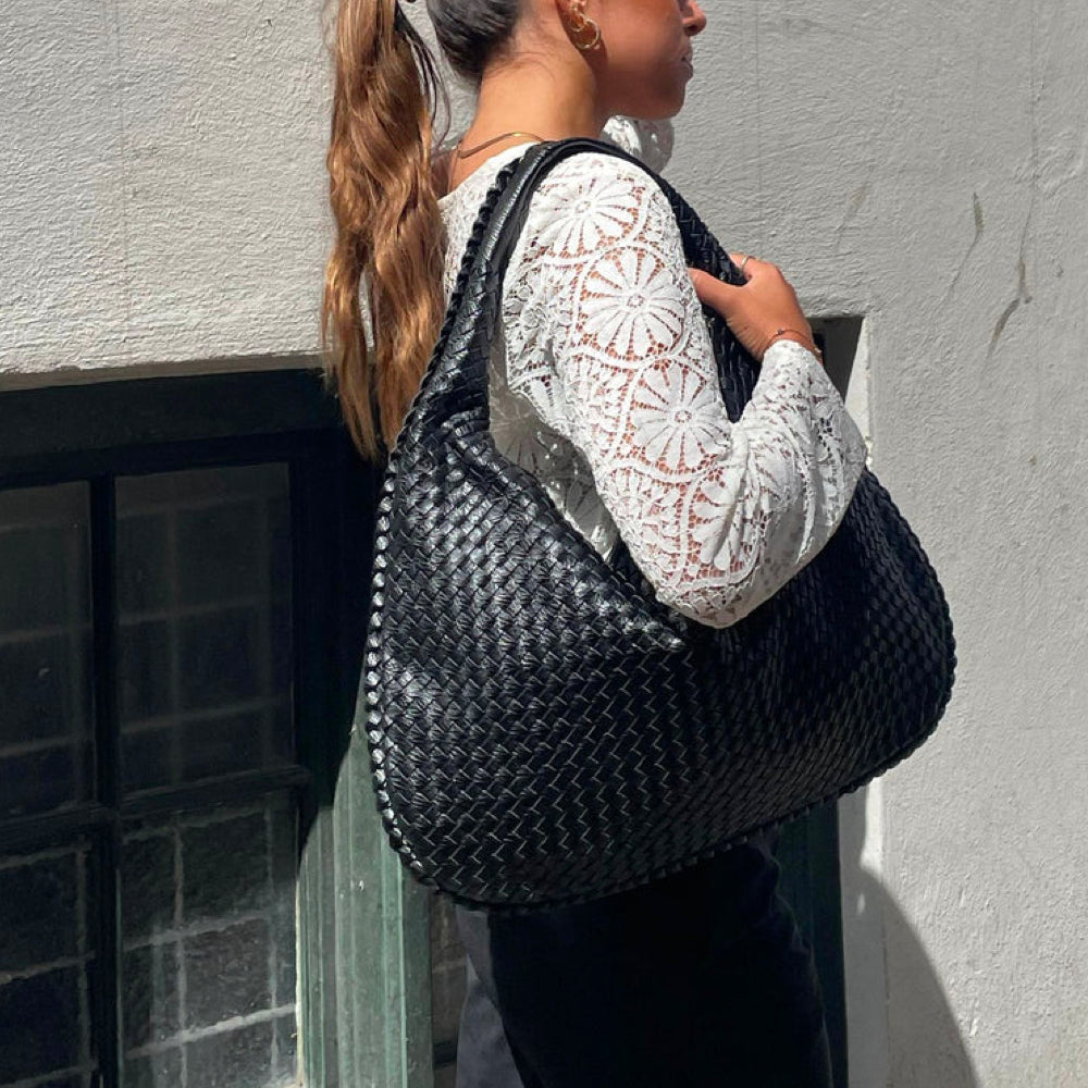 Woven | Large Slouchy Shoulder Bag
