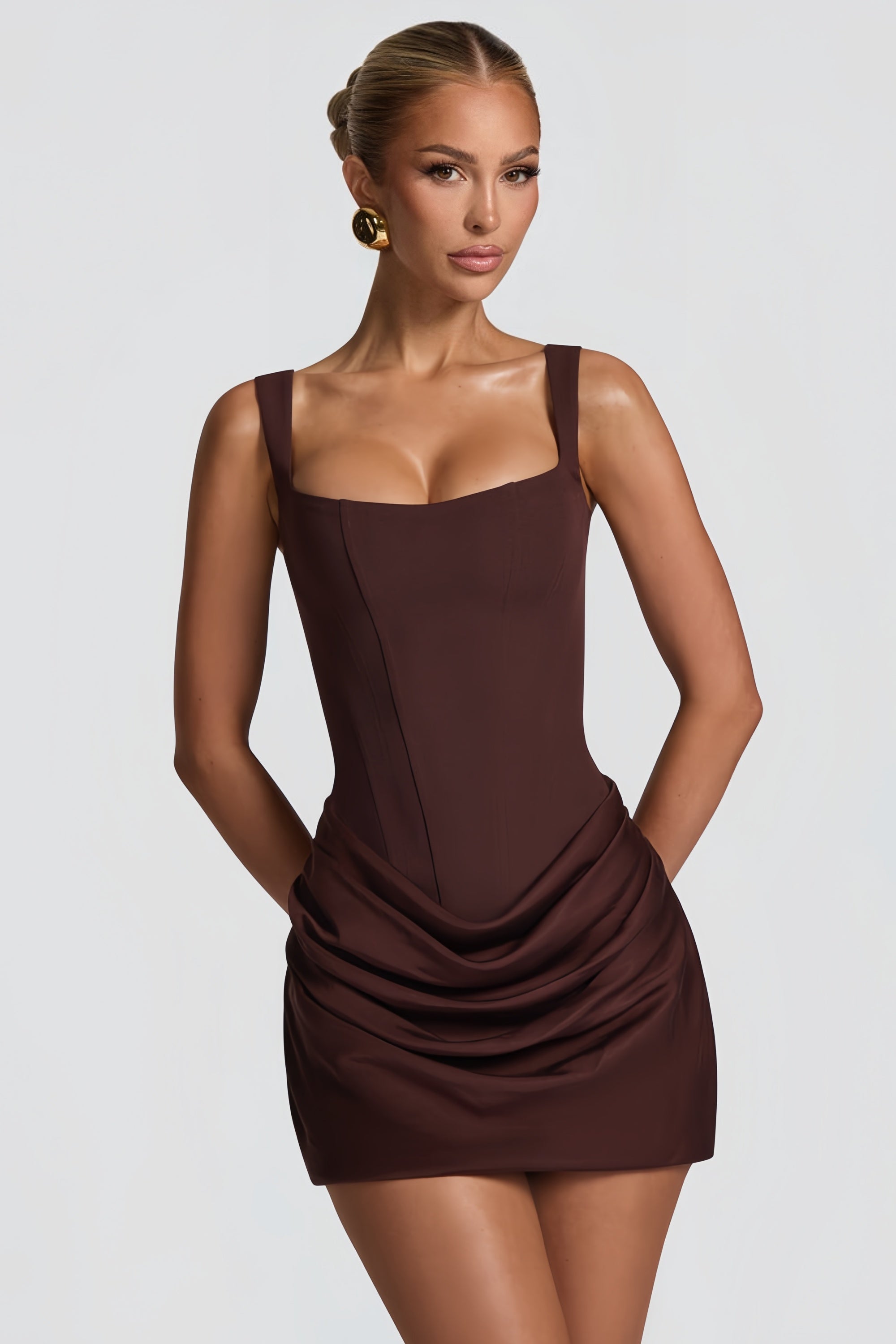 Ruched Bodycon Mini Dress for Women | Zelina