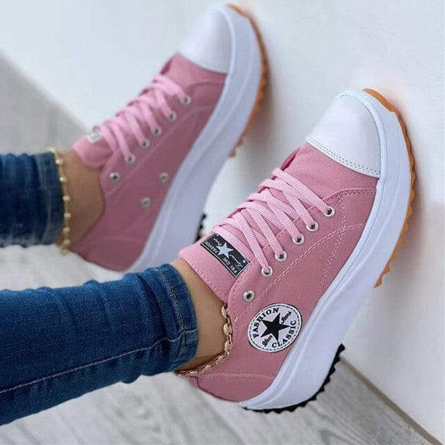 Zentri – Slip On Sneakers for Women Pink