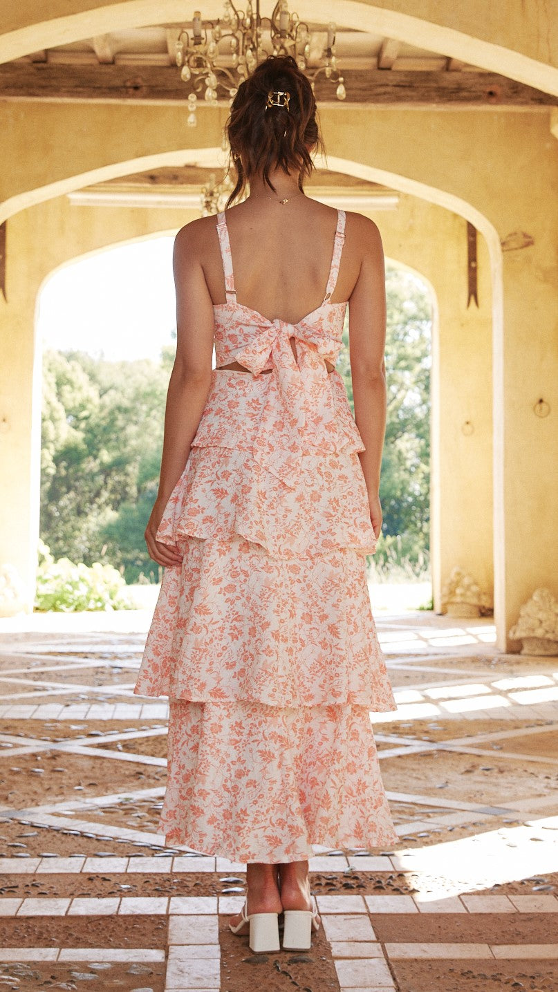 Maxi Floral Dress Elegant Fit for Women | Zinara