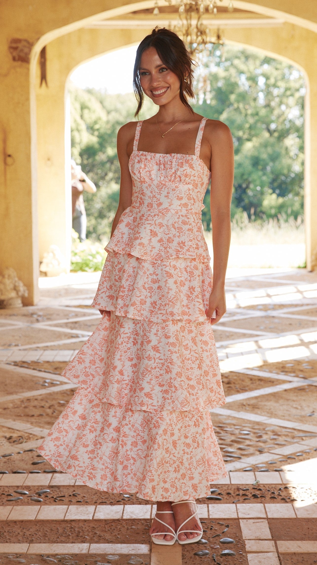 Maxi Floral Dress Elegant Fit for Women | Zinara