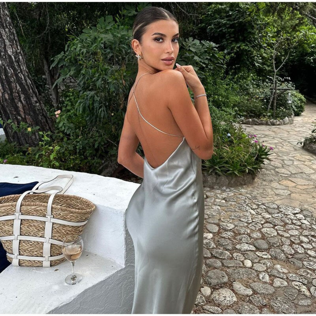 Zylen – Halter Neck Maxi Dress