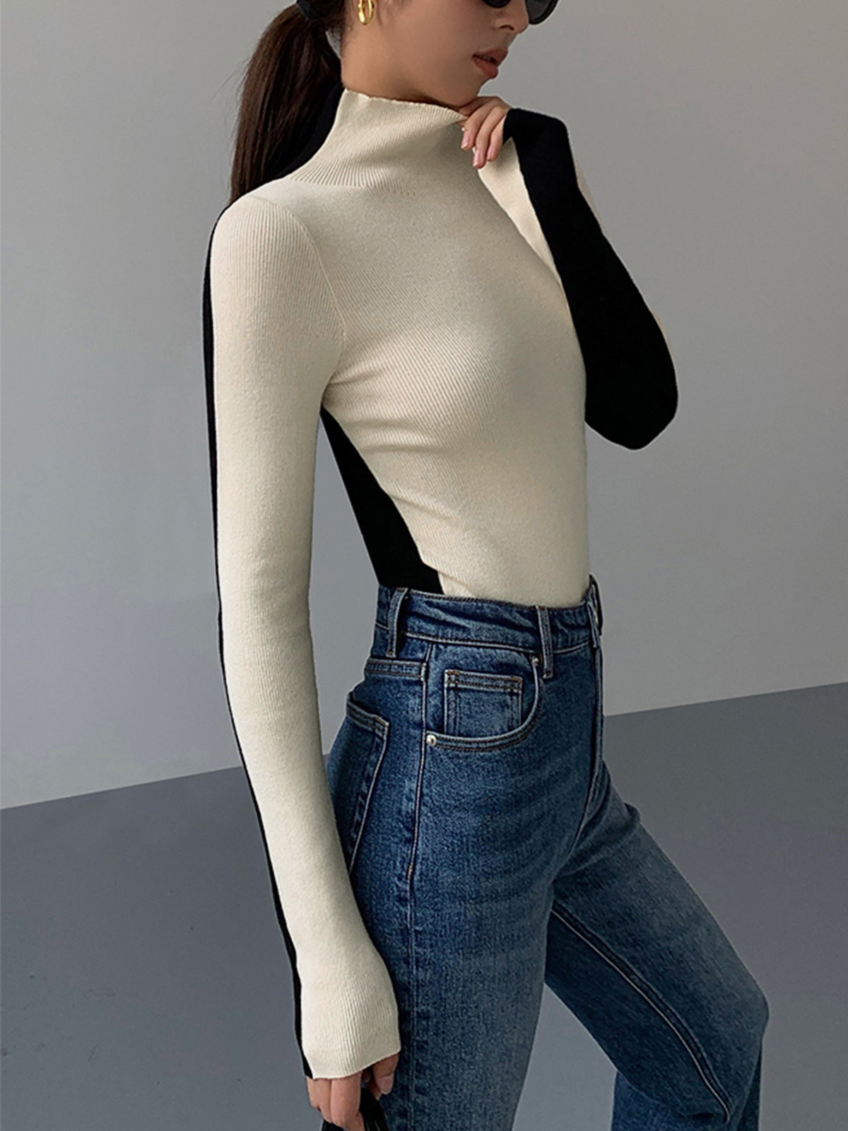 Long Sleeve Knit Top Casual Fit for Women | Zyra