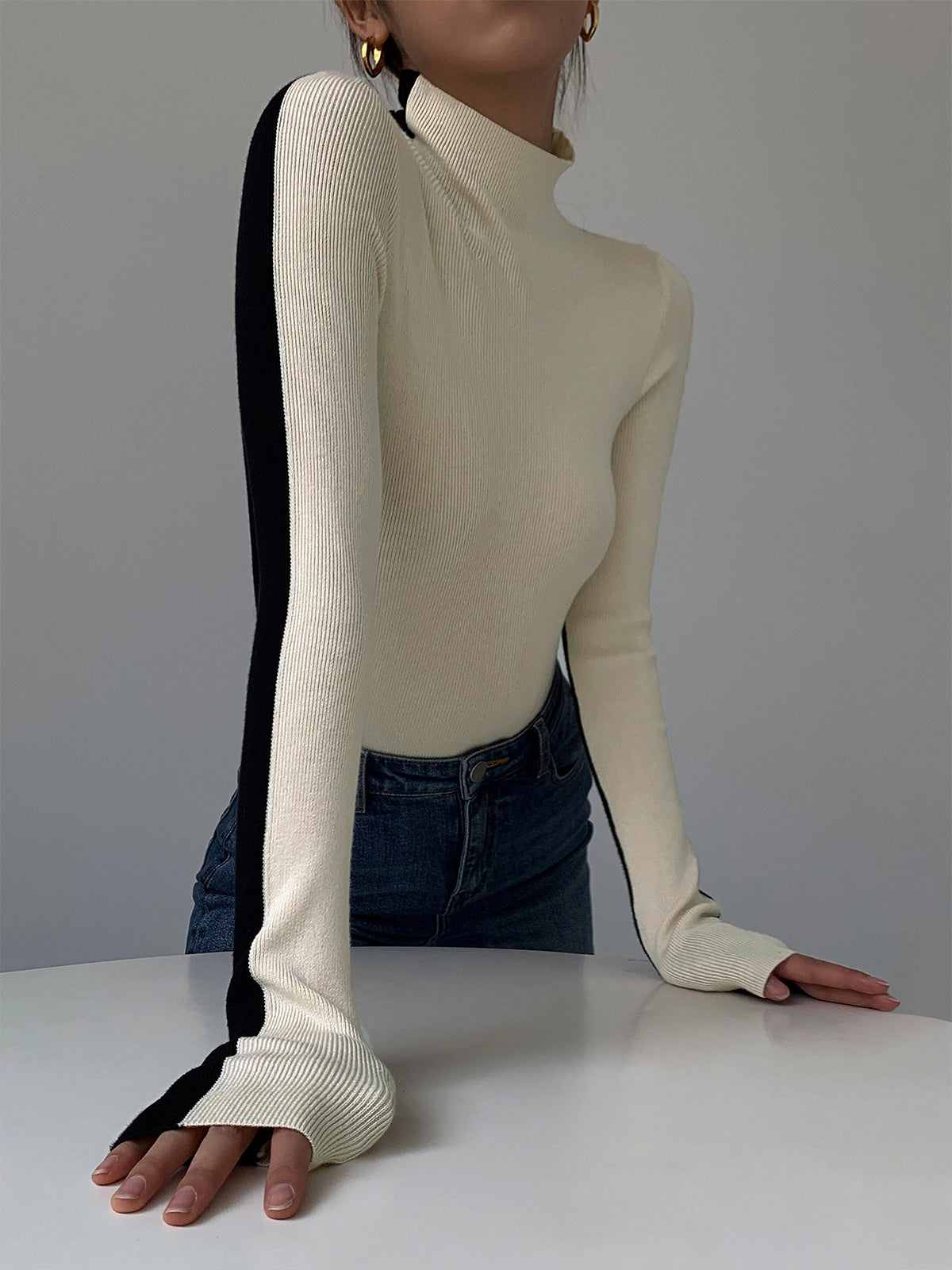 Long Sleeve Knit Top Casual Fit for Women | Zyra